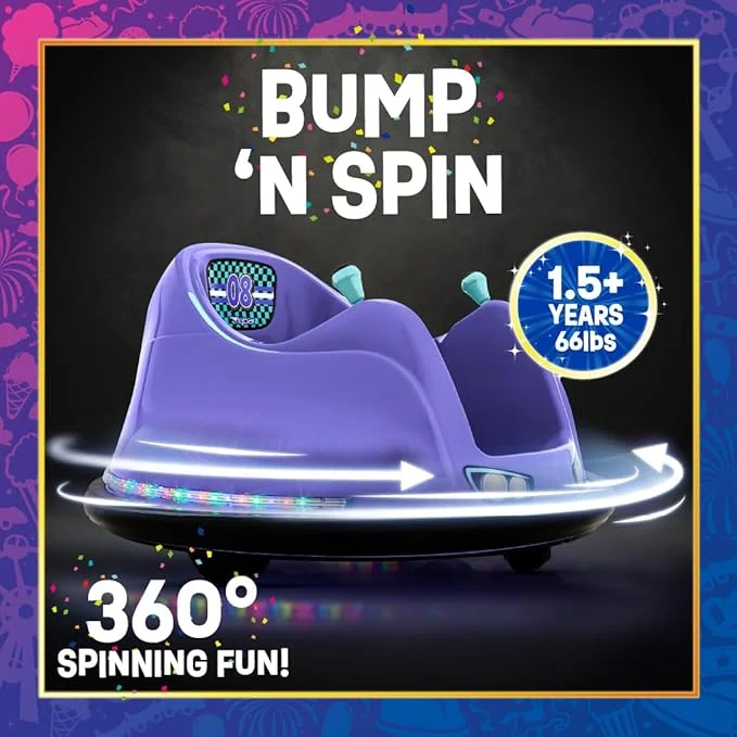 Bumper Car Pink/Purple/Aqua