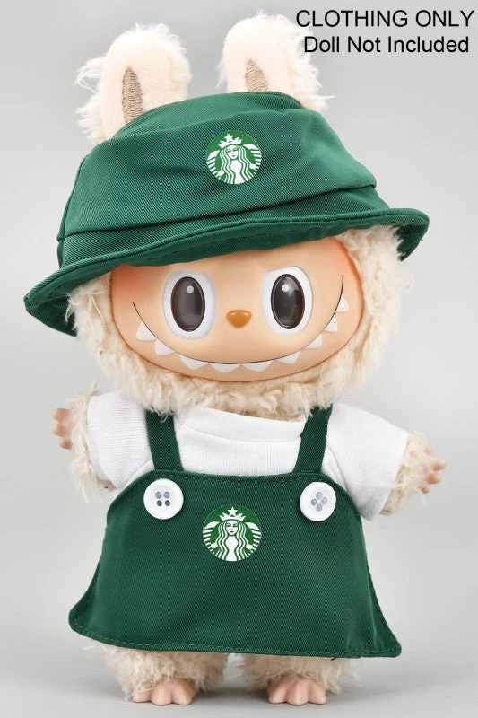 Labubu Starbucks Barista Outfit