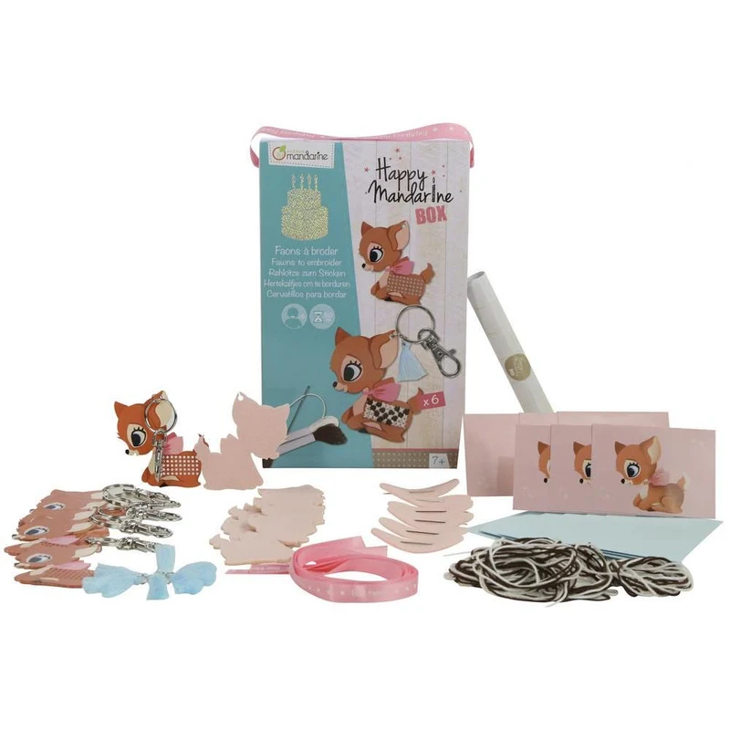 Avenue Mandarine Happy Mandarin Box Fawn / Faons à broder