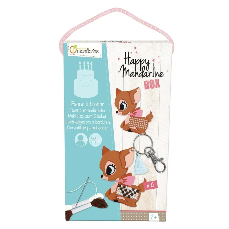 Avenue Mandarine Happy Mandarin Box Fawn / Faons à broder