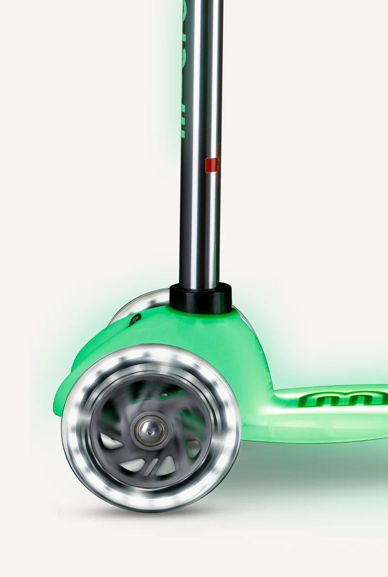 Mini Glow Lime Green Micro Scooter