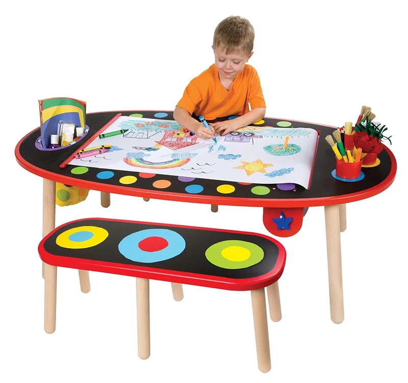 Alex Super Art Table With Paper (Montreal, In-Store or Pickup ONLY) (Floor Model) / Table d'art Super Art avec papier (Montréal, en magasin ou ramassage SEULEMENT) (Modèle d'exposition)