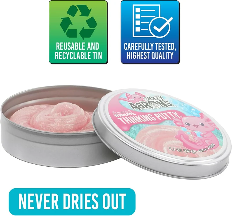 Amazing Axolotl Thinking Putty Crazy Aarons