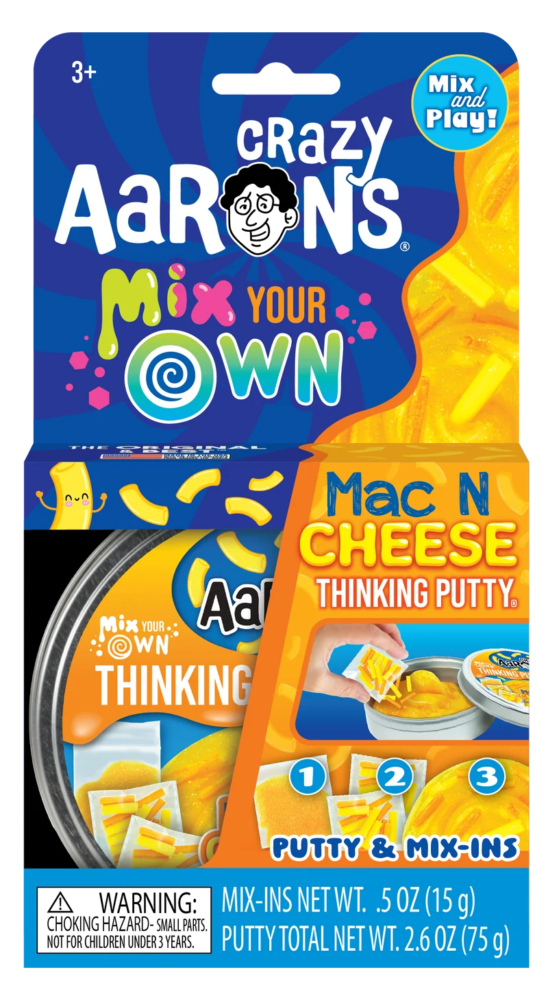 Mac N Cheese Mix Your Own Thinking Putty Crazy Aarons