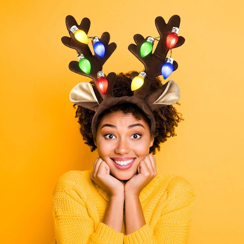 Jumbo Bulb Antler Headban
