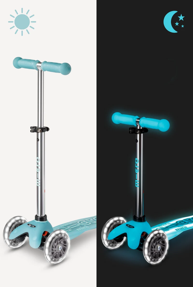 Mini Glow Scooter Aqua Micro Scooter