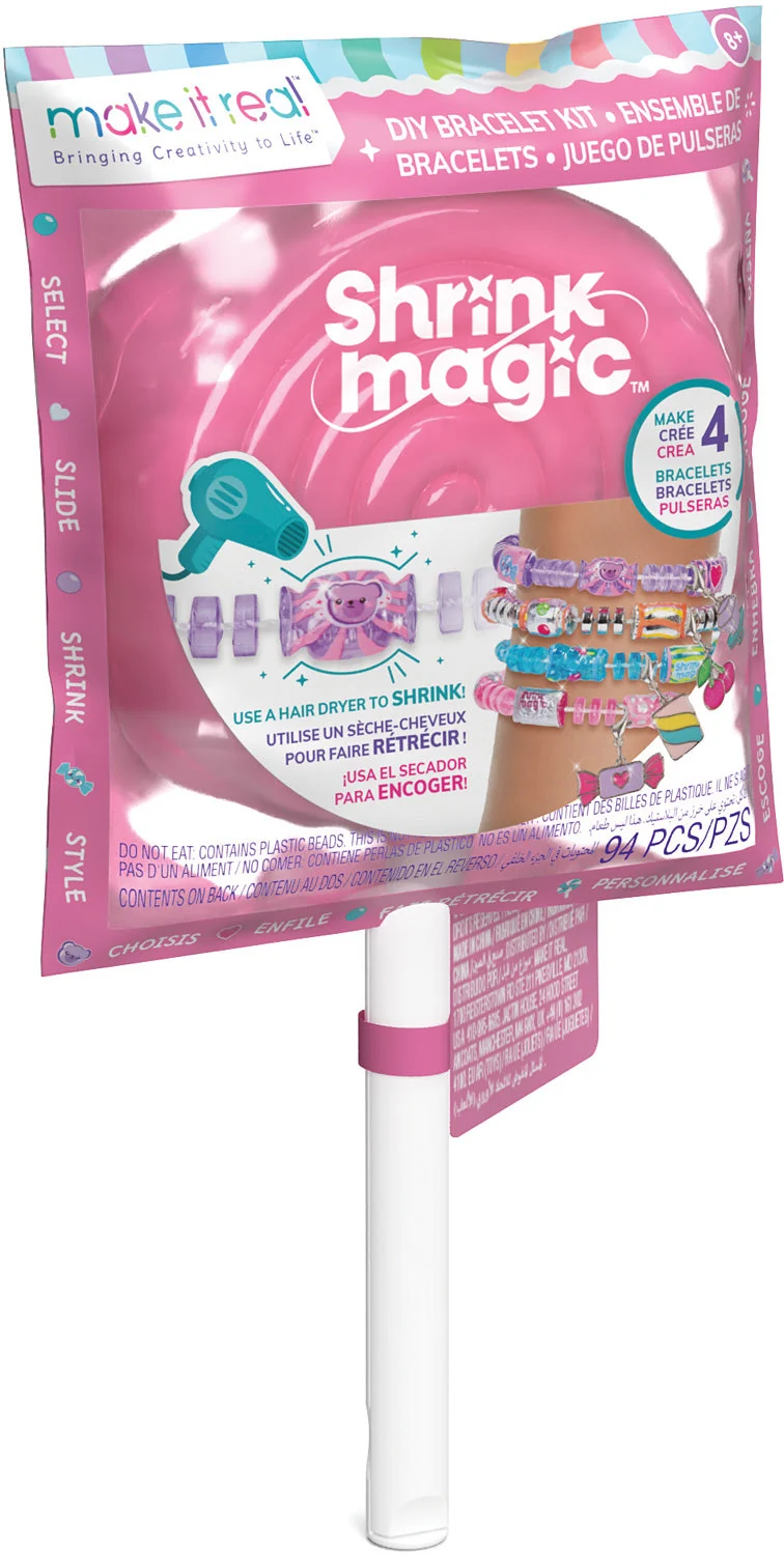Make It Real Shrink Magic Lollipop Bracelet Kits