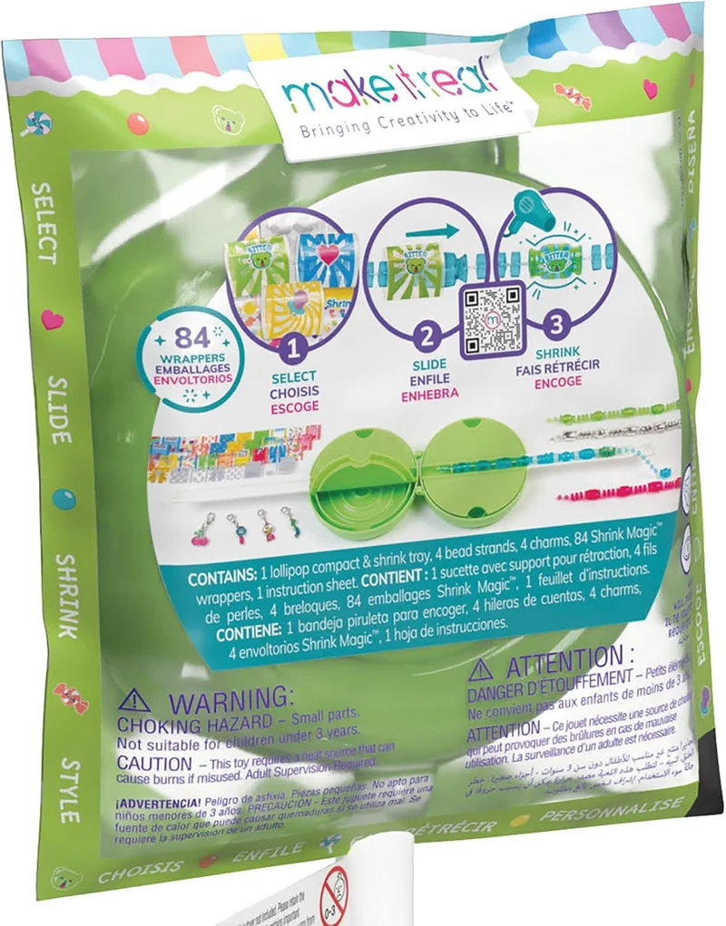 Make It Real Shrink Magic Lollipop Bracelet Kits