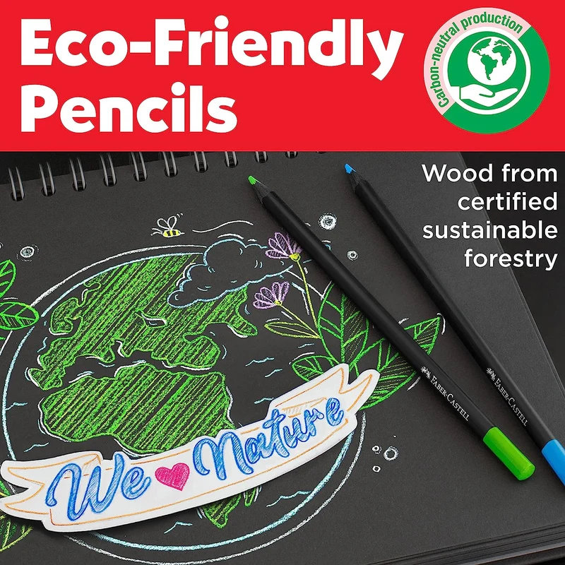 Color Pencils Neon Black