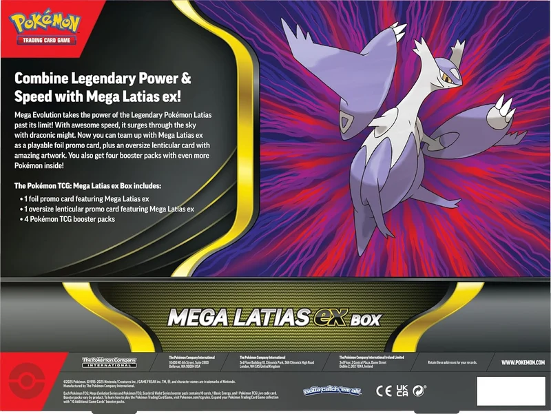 Mega Latias ex Box: Powerful Dragon Pokémon TCG Collectible Cards