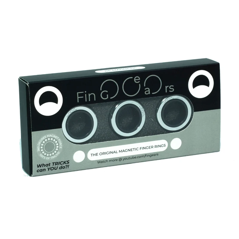 Fingears M-19mm Silver-Black Set