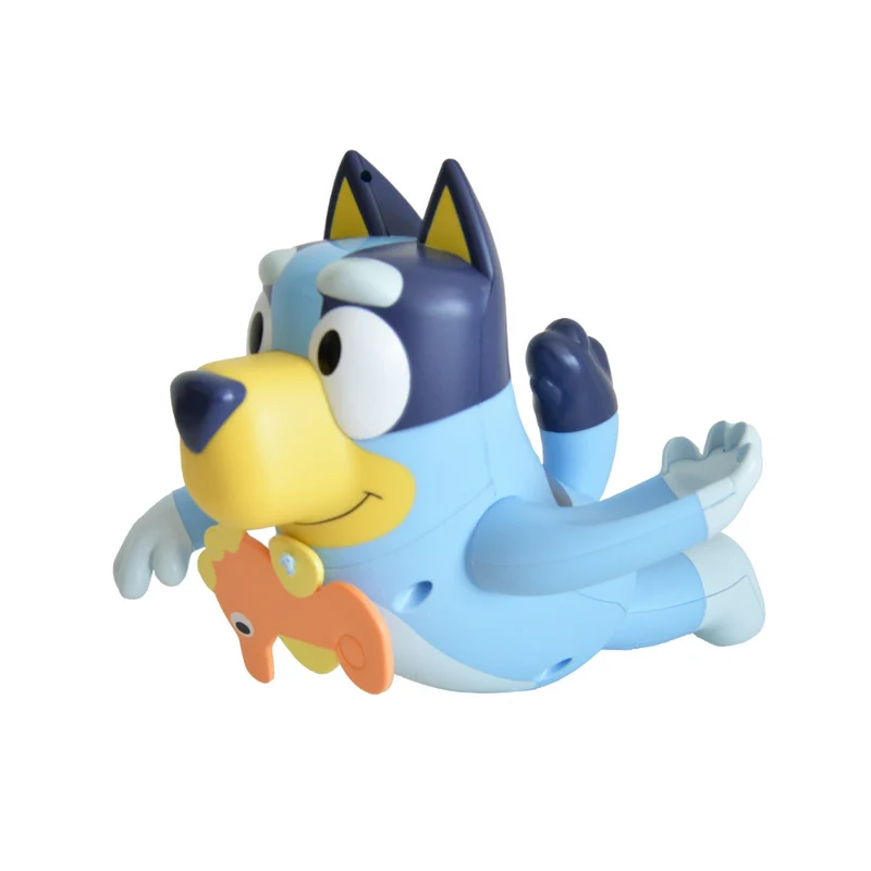 Swimming Bluey Bath Toy with Seahorse