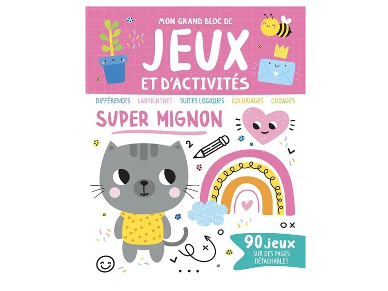 Mon grand bloc de jeux et d'activités - Super mignon ! - Auzou