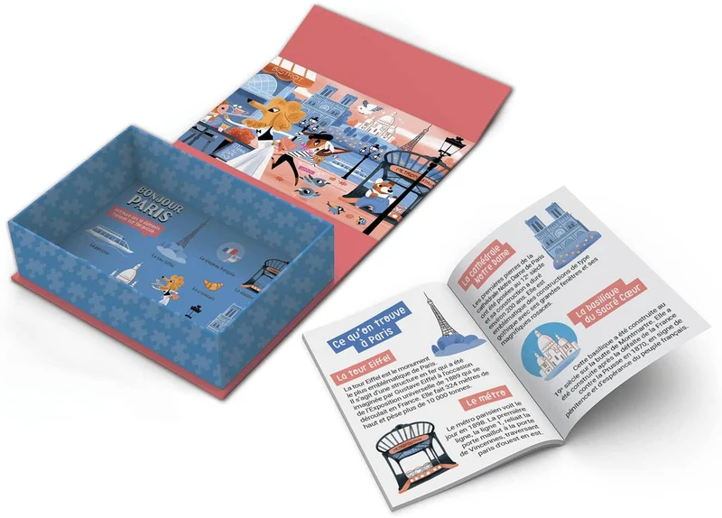 Mini puzzle - Bonjour Paris - 130 pièces - Auzou