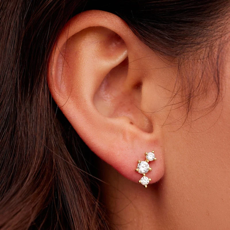 Gold Estrella Stud Earrings PuraVida