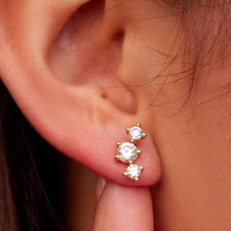 Gold Estrella Stud Earrings PuraVida