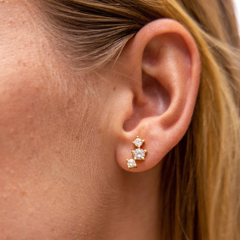 Gold Estrella Stud Earrings PuraVida