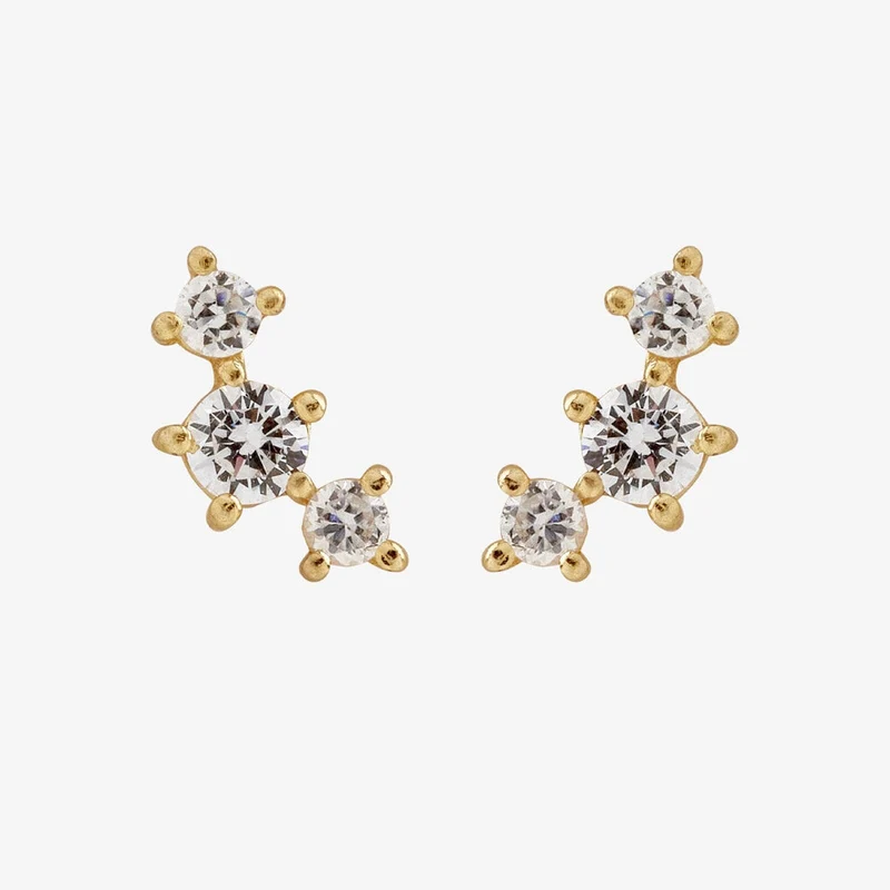 Gold Estrella Stud Earrings PuraVida