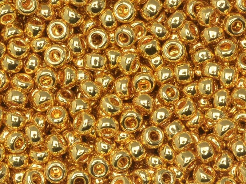 Rocailles Miyuki 11/0 24kt gold plated - 191
