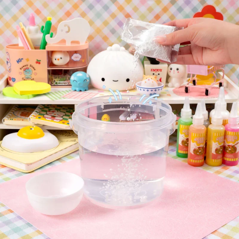 Slime Science: Instant Ramen Noodles Kit Kawaii Slime