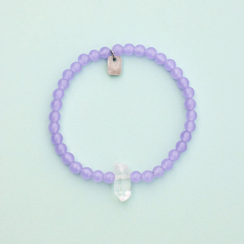 Amethyst Intention Stretch Bracelet