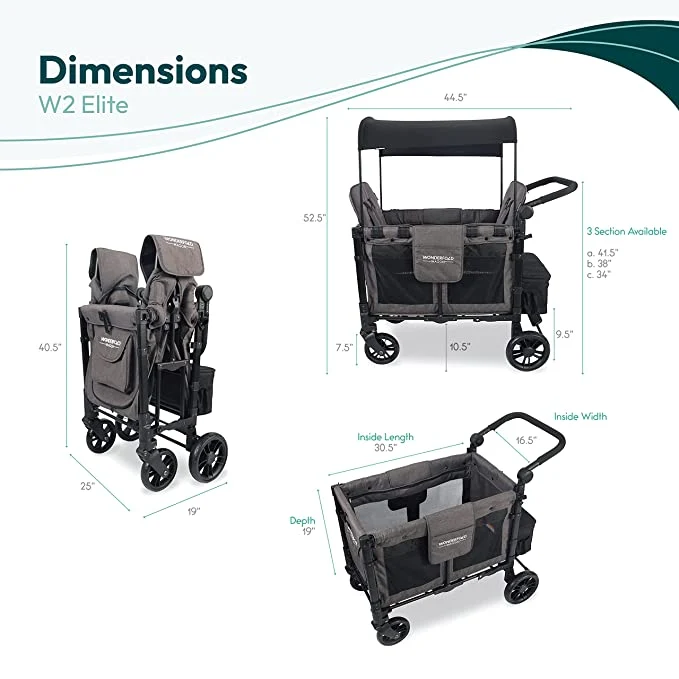 Wonderfold W2 Elite Stroller Wagon