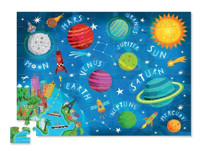 Crocodile Creek Puzzle Space (72 pcs) / Crocodile Creek Puzzle Espace (72 pièces)