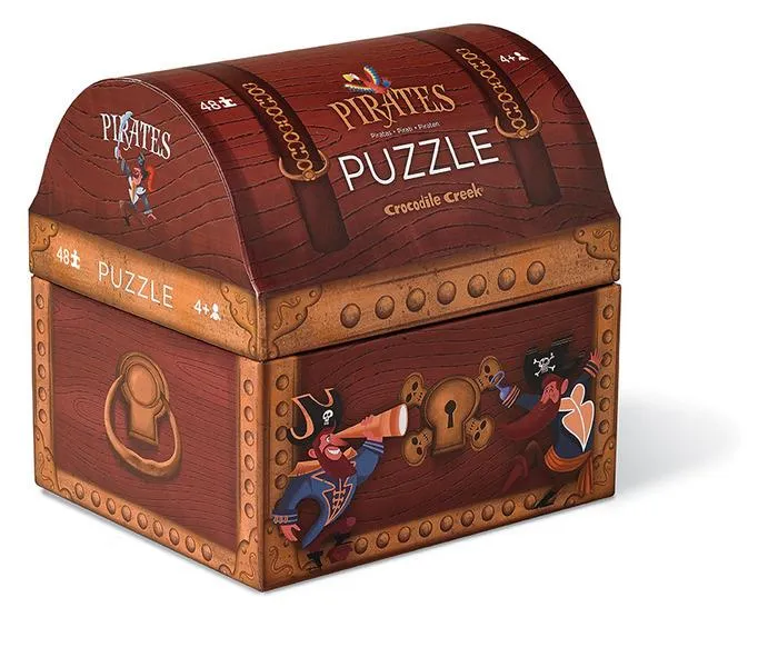 Crocodile Creek Puzzle Pirate's Treasure (48 pcs) / Crocodile Creek Puzzle Trésor de Pirate (48 pièces)