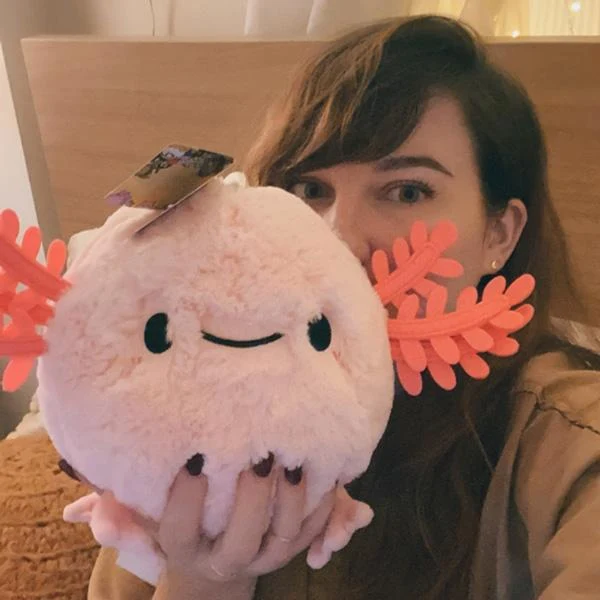 Mini Squishable Axolotl 7"