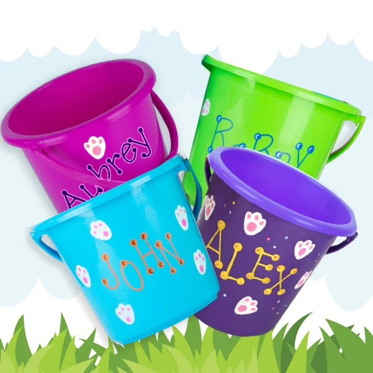 Easter Bunny Bucket - 4 Colors