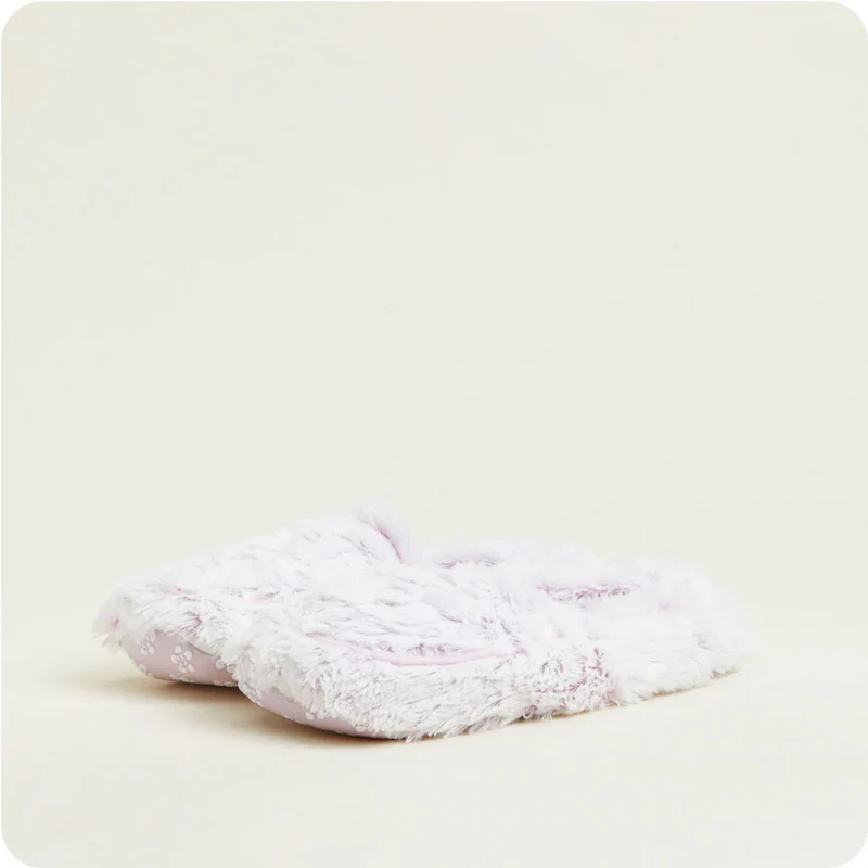 Marshmallow Lavender Warmies Slippers