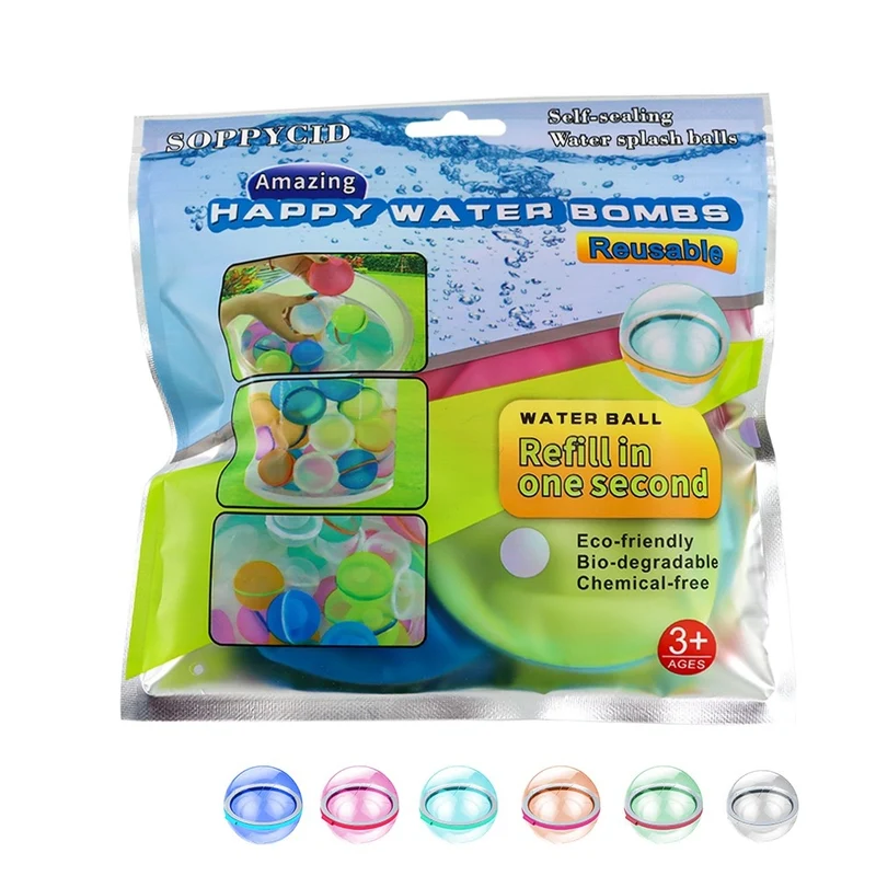 Silicone Reusable Water Bomb Balloon 2 Pack