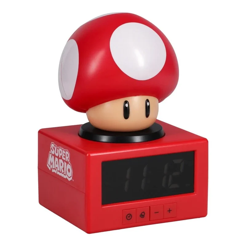 Super Mario Super Mushroom Digital Alarm Clock, 1 Count