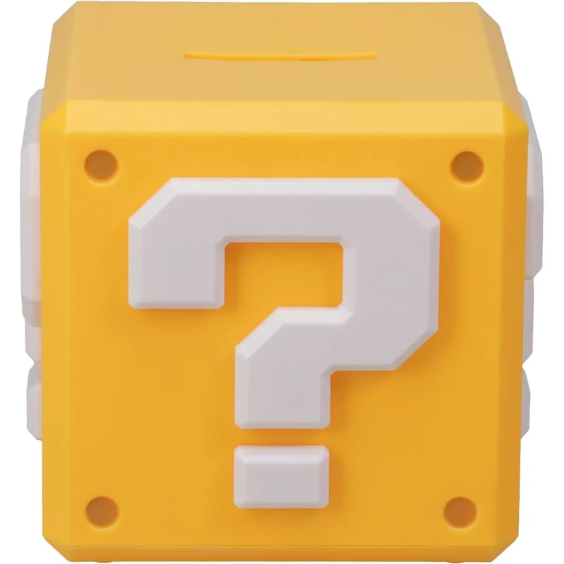 Super Mario Question Mark Block Money Bank, 1 Count