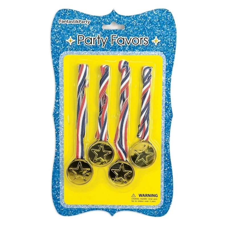 Winner Star Medals, 4 Count