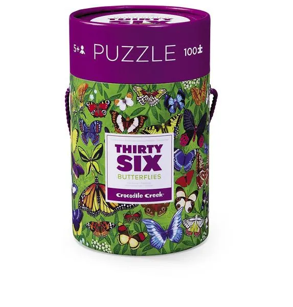 Crocodile Creek Puzzle Butterflies (100 pcs) / Crocodile Creek puzzle Papillons (100 pièces)