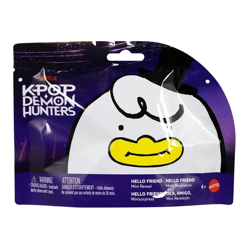 Kpop Demon Hunter Hello Friend Mini Reveal Figure Mystery Pack, Assortment, 1 Count