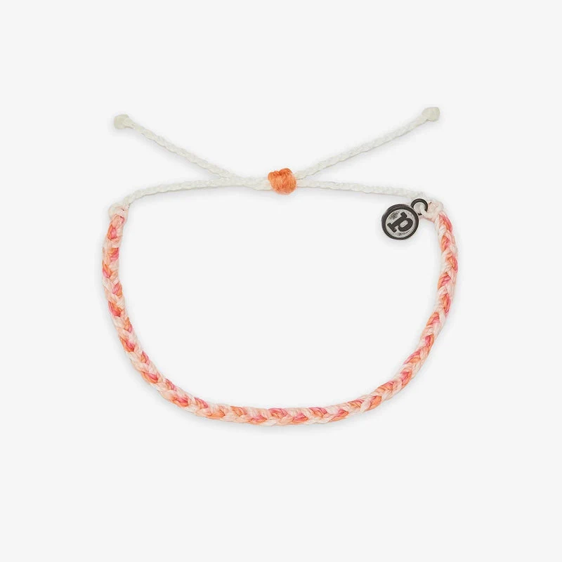 Breast Cancer Awareness Mini Braided Bracelet PuraVida