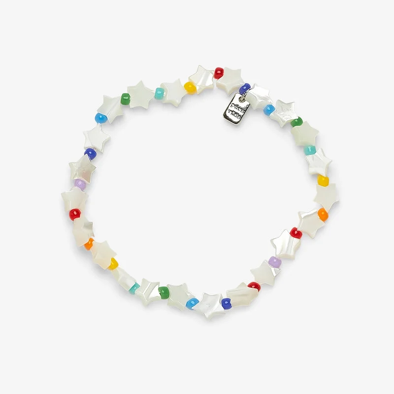 Serena Star Bead Stretch PuraVida Bracelet