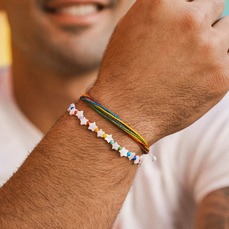 Serena Star Bead Stretch PuraVida Bracelet