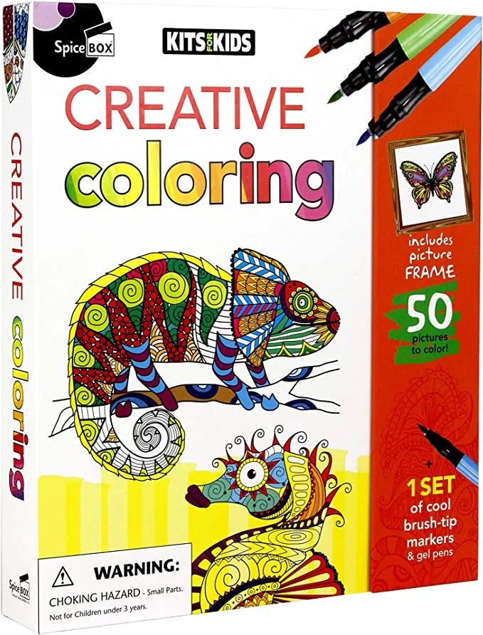 Creative Coloring Spice Box