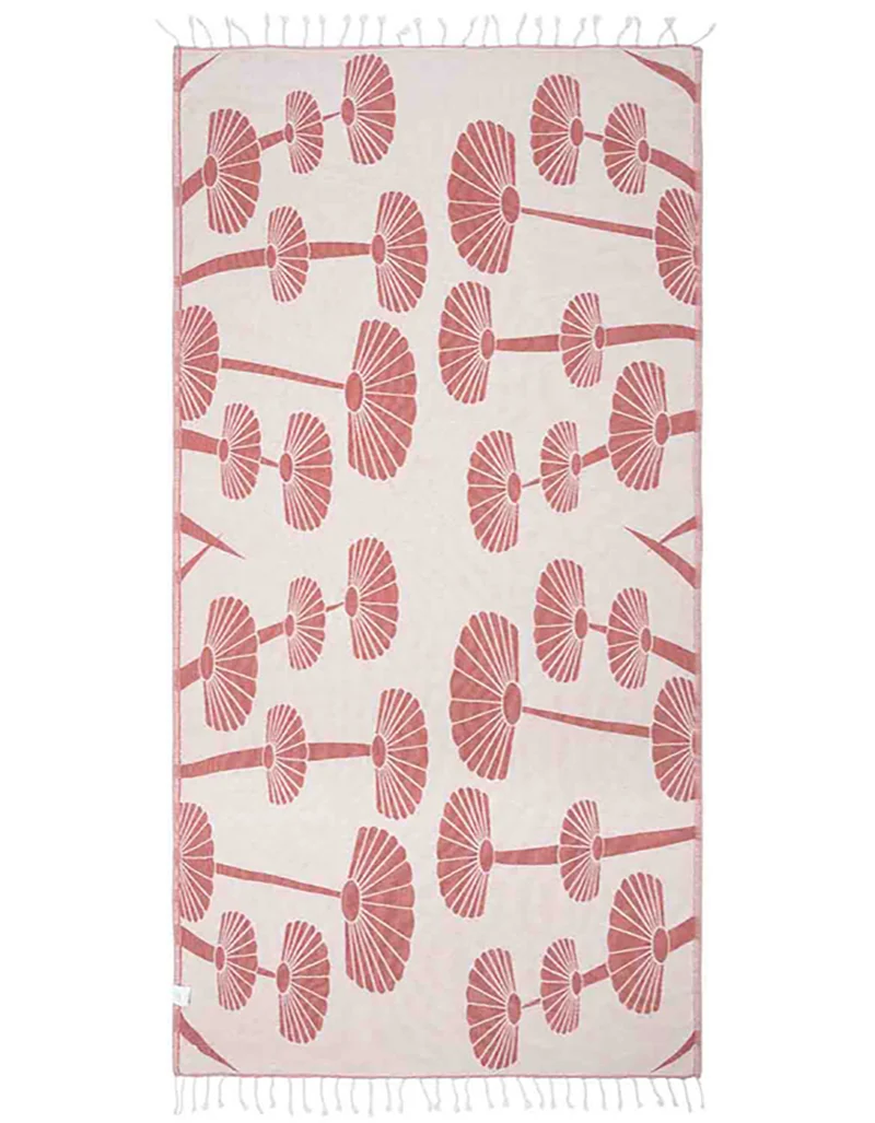 Orange Maitake Sand Cloud Towel