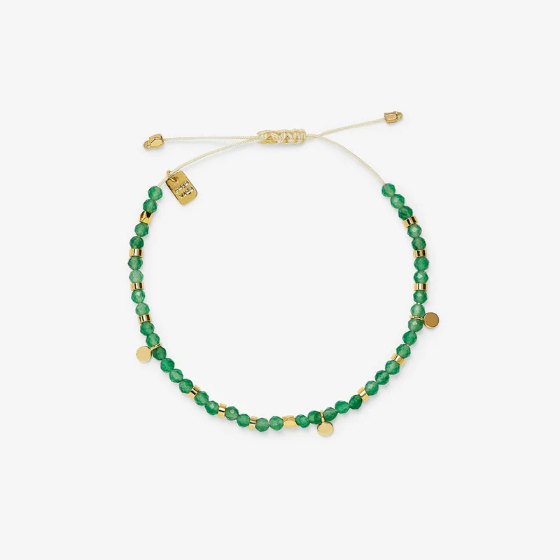 Jade Beaded String Bracelet Pura Vida