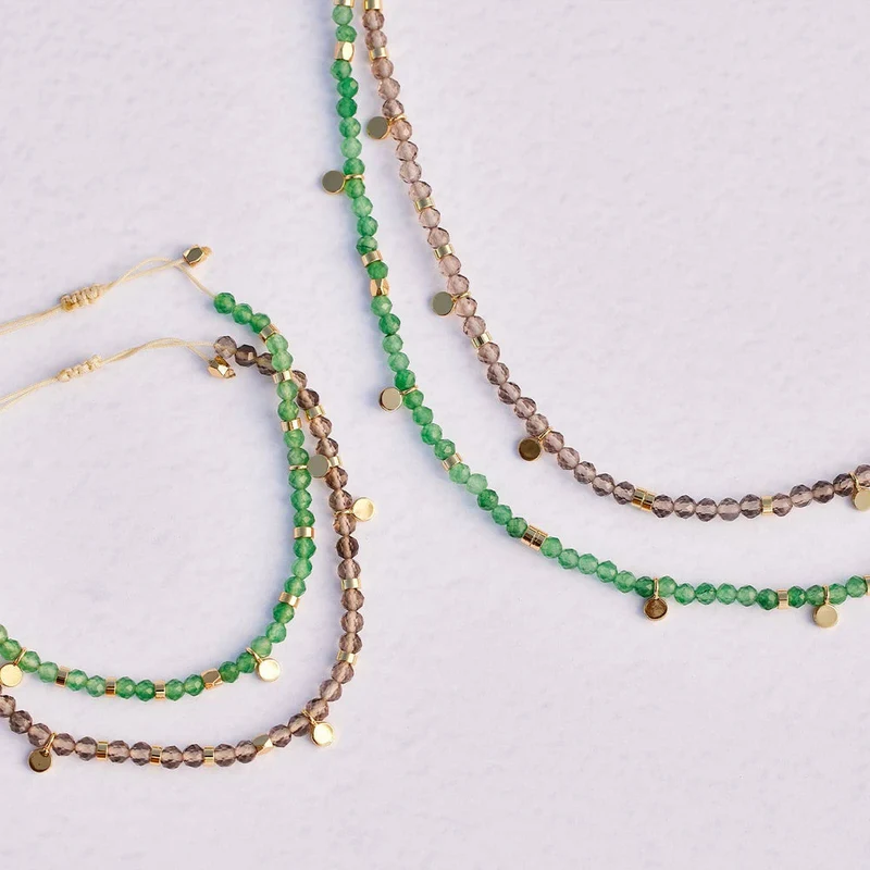 Jade Beaded String Bracelet Pura Vida