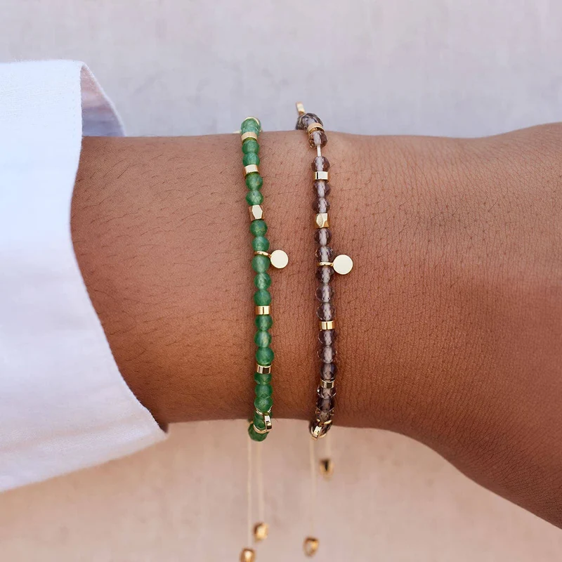 Jade Beaded String Bracelet Pura Vida