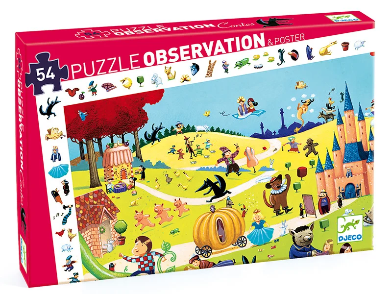 Puzzle observation - Contes - 54 pièces