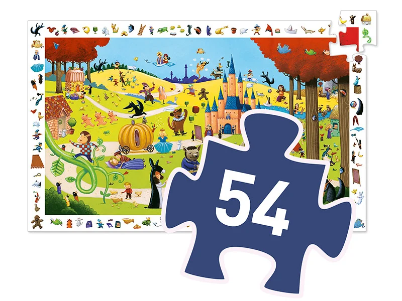 Puzzle observation - Contes - 54 pièces