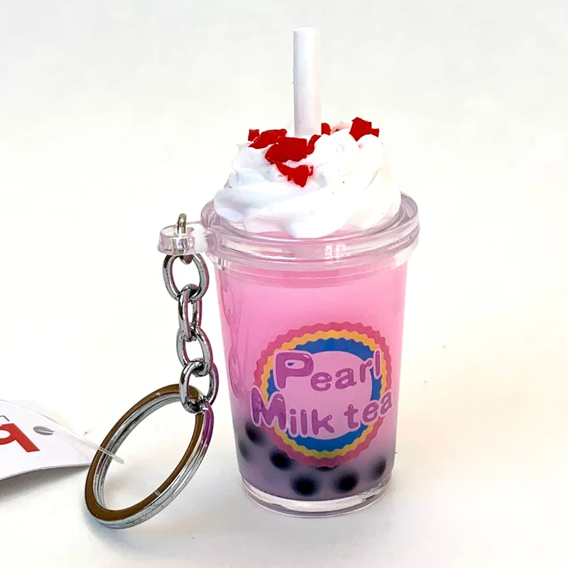Boba Milk Drink Keychain