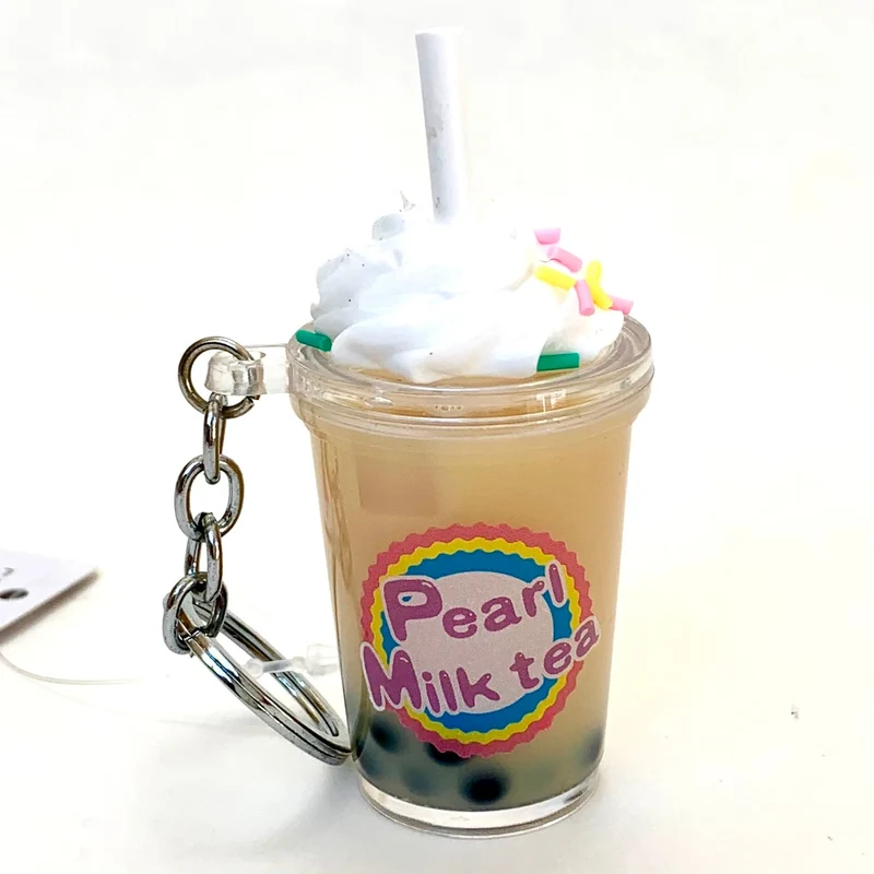 Boba Milk Drink Keychain