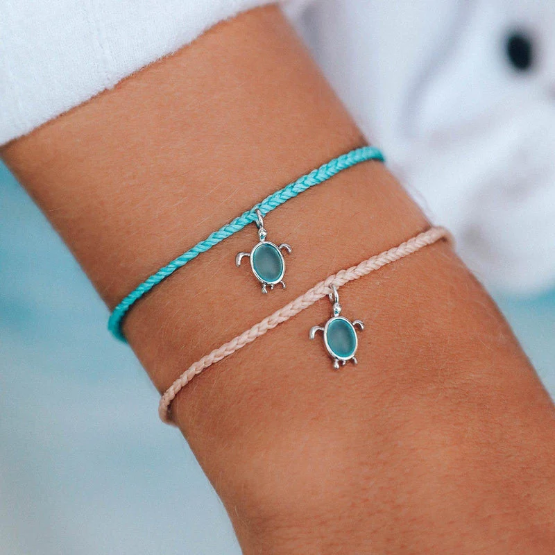 Sea Turtle Silver Bracelet